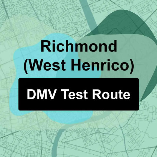 Richmond (West Henrico), Virginia DMV Driving Test Routes