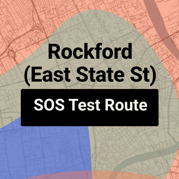 Rockford (East State St), Illinois SOS Driving Test Routes