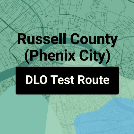 Russell County (Phenix City) Alabama DLO Driving Test Routes