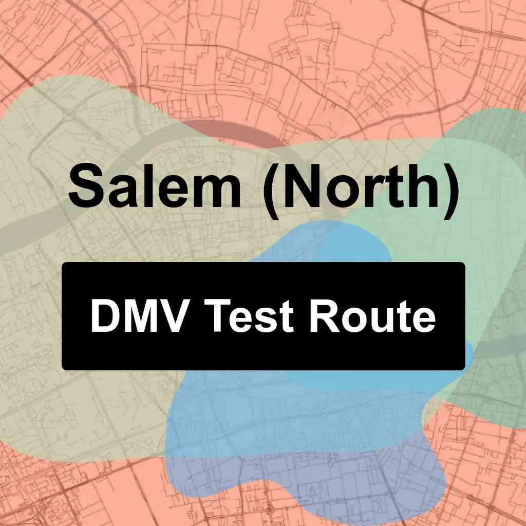 Salem (North), Oregon DMV Driving Test Routes