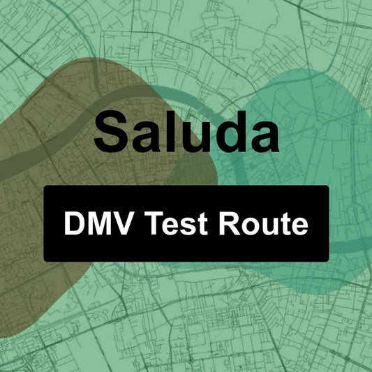 Saluda, South Carolina DMV Driving Test Routes