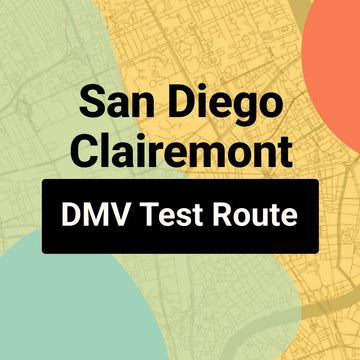 San Diego Clairemont DMV Road Test Centre Routes