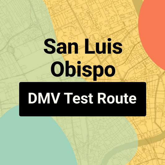 San Luis Obispo DMV Road Test Centre Routes
