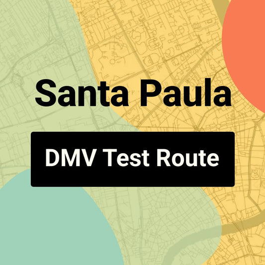 Santa Paula DMV Road Test Centre Routes