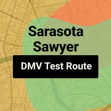 Sarasota Sawyer, Florida DMV Driving Test Routes