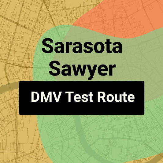 Sarasota Sawyer, Florida DMV Driving Test Routes