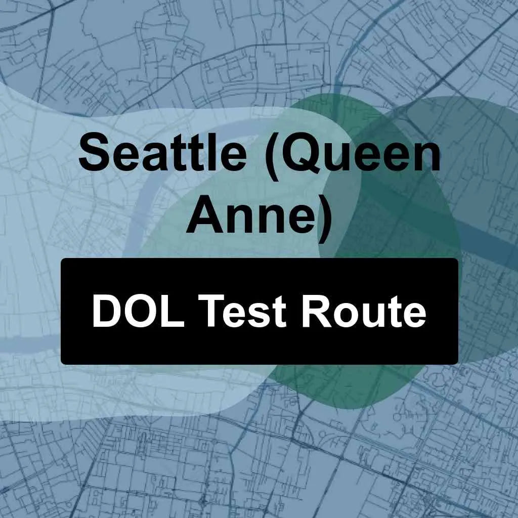 Seattle (Queen Anne), Washington DOL Driving Test Routes