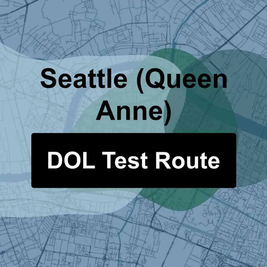 Seattle (Queen Anne), Washington DOL Driving Test Routes
