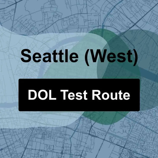 Seattle (West), Washington DOL Driving Test Routes