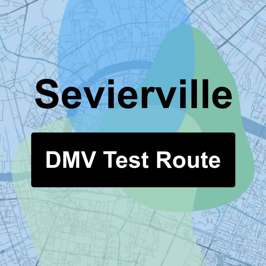 Sevierville, Tennessee DMV Driving Test Routes