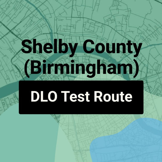 Shelby County (Birmingham) Alabama DLO Driving Test Routes