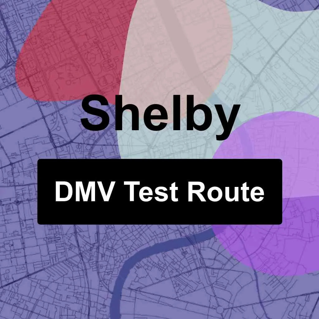 Shelby, North Carolina DMV Driving Test Routes