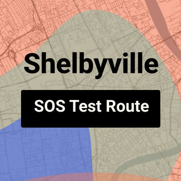 Shelbyville, Illinois SOS Driving Test Routes