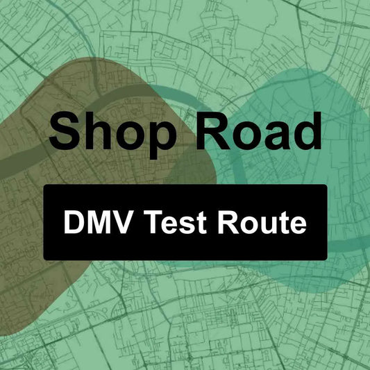 Shop Road, South Carolina DMV Driving Test Routes