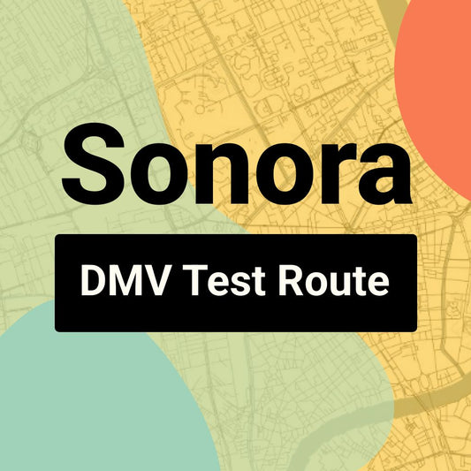 Sonora DMV Road Test Centre Routes