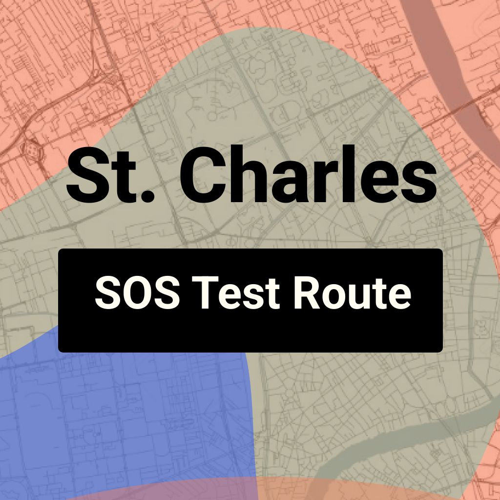 St. Charles, Illinois SOS Driving Test Routes