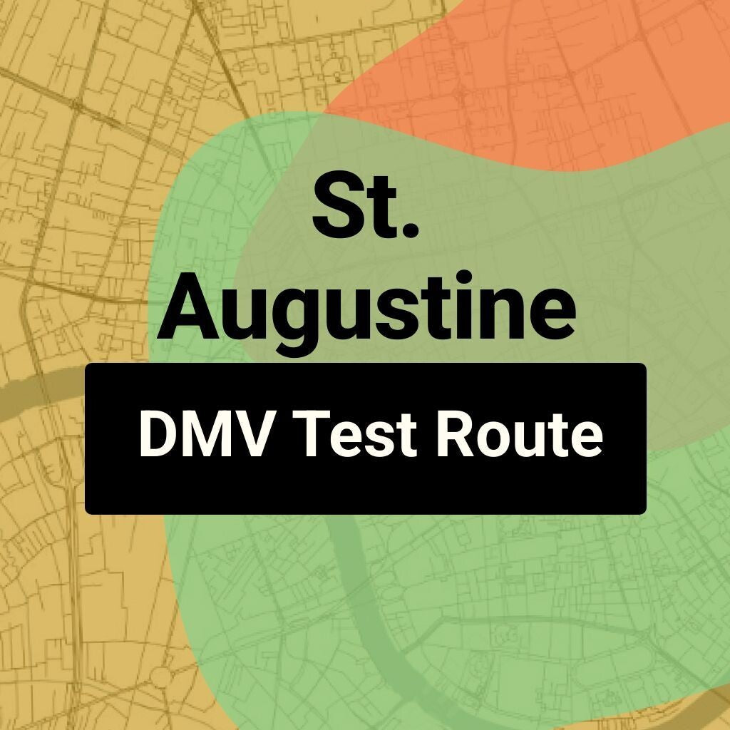St. Augustine, Florida DMV Driving Test Routes