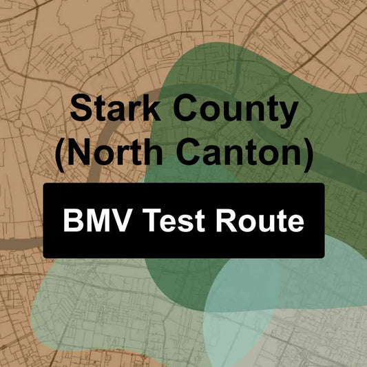 Stark County (North Canton), Ohio BMV Driving Test Routes