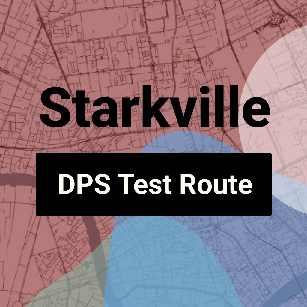 Starkville DPS, Mississippi DMV Driving Test Routes