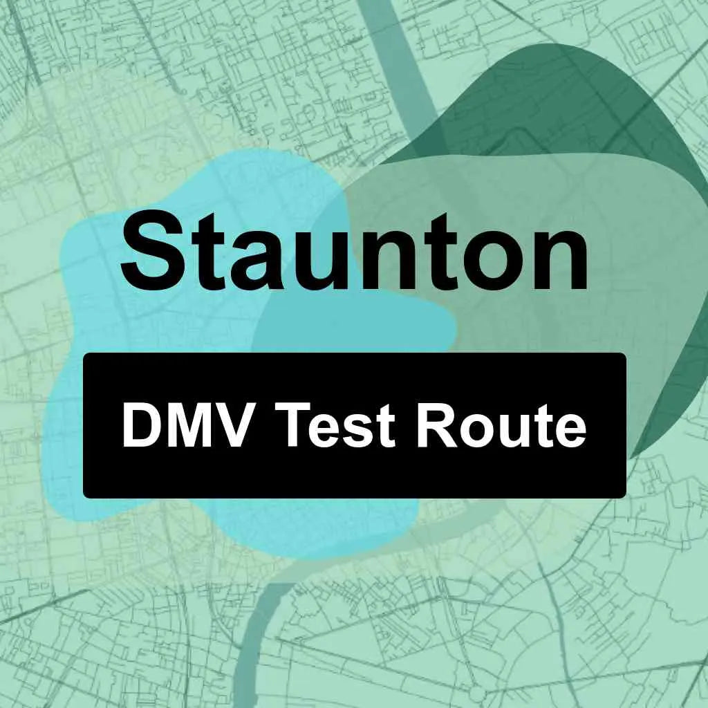 Staunton, Virginia DMV Driving Test Routes