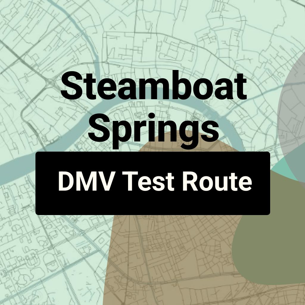 Steamboat Springs, Colorado DMV Driving Test Routes