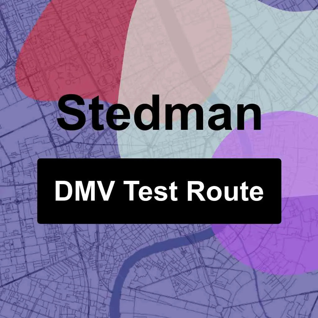 Stedman, North Carolina DMV Driving Test Routes