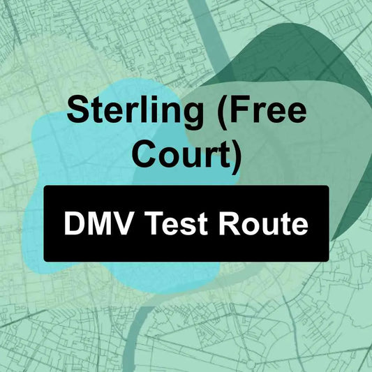 Sterling (Free Court), Virginia DMV Driving Test Routes