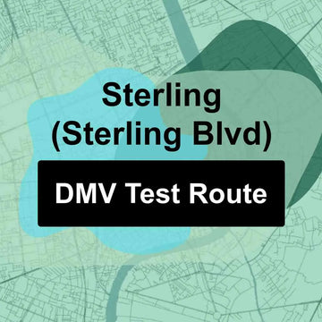 Sterling (Sterling Blvd), Virginia DMV Driving Test Routes