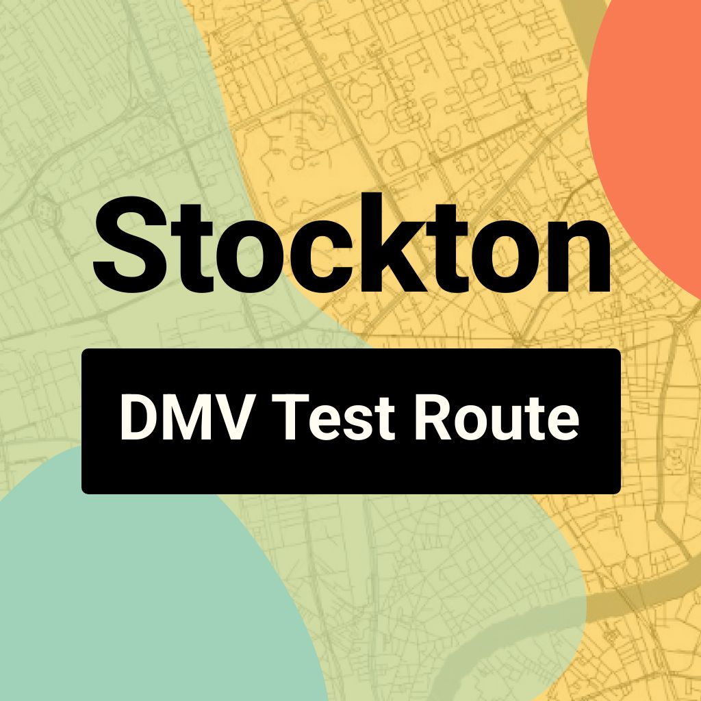 Stockton DMV Road Test Centre Routes