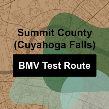 Summit County (Cuyahoga Falls), Ohio BMV Driving Test Routes