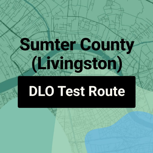 Sumter County (Livingston) Alabama DLO Driving Test Routes