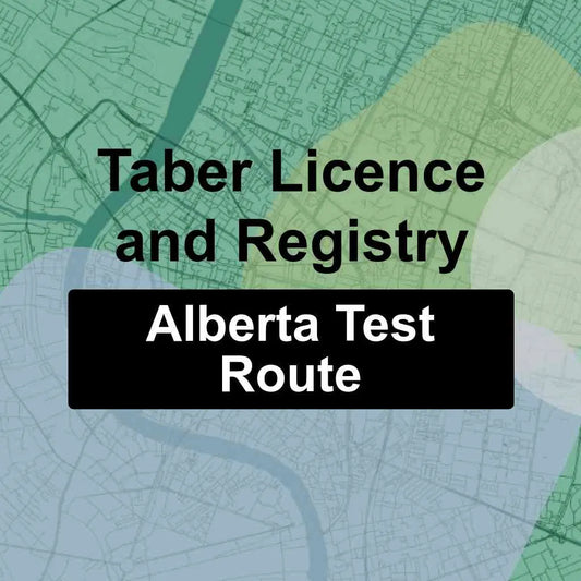 Taber Licence & Registry Ltd., Alberta AMA Driving Test Routes