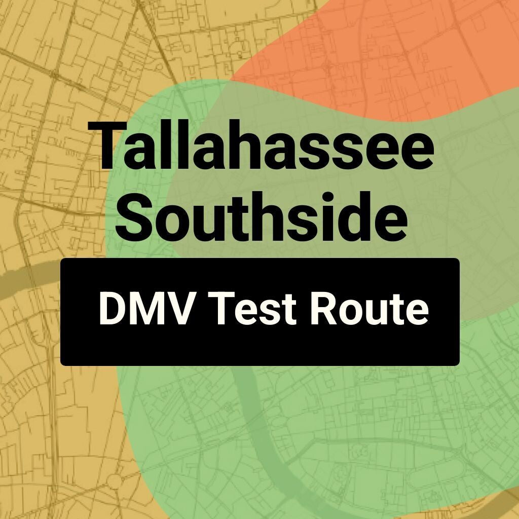 Tallahassee Southside, Florida DMV Driving Test Routes