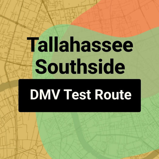 Tallahassee Southside, Florida DMV Driving Test Routes