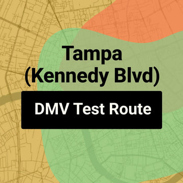 Tampa (Kennedy Blvd), Florida DMV Driving Test Routes