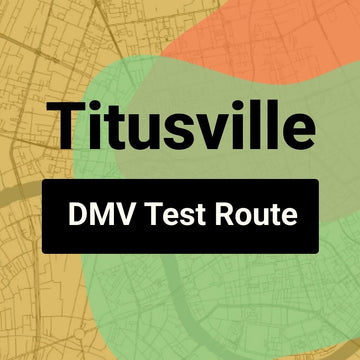Titusville, Florida DMV Driving Test Routes