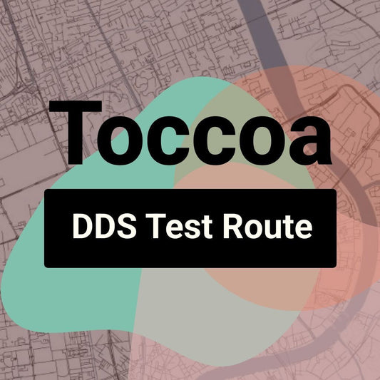 Toccoa, Georgia DDS Driving Test Routes