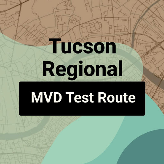 Tucson Regional, Arizona MVD Driving Test Routes