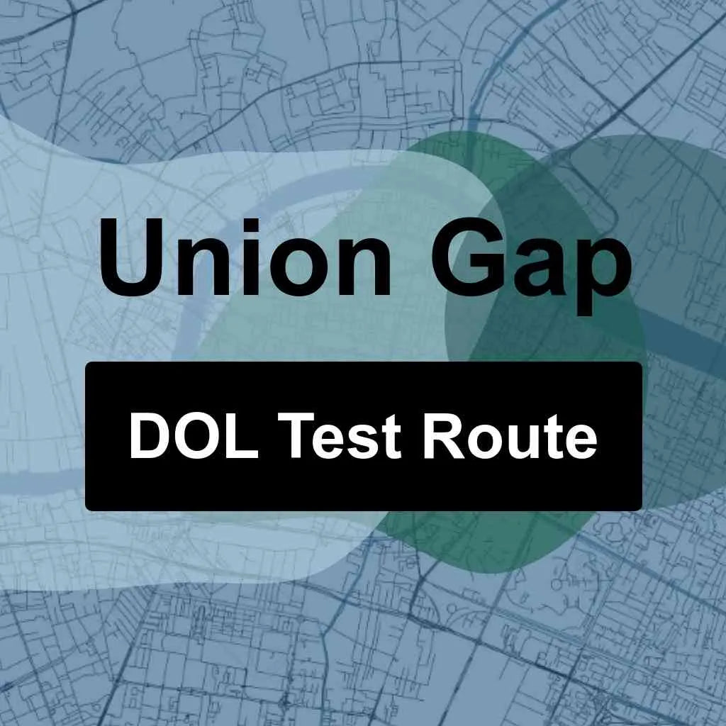 Union Gap, Washington DOL Driving Test Routes