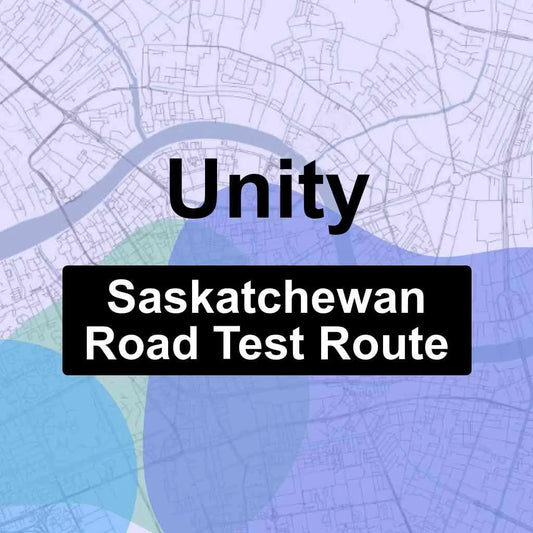 Unity, Saskatchewan SGI Driving Test Routes