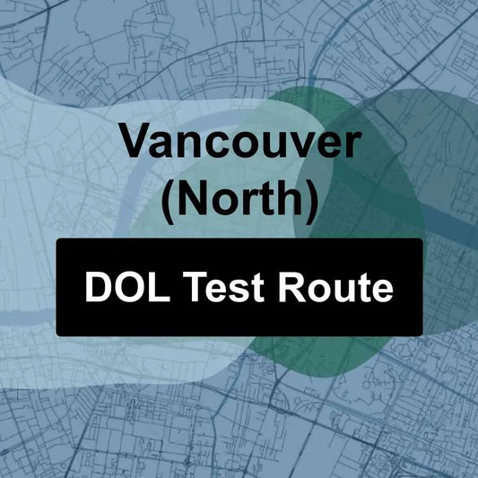 Vancouver (North), Washington DOL Driving Test Routes