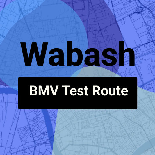 Wabash, Indiana BMV Driving Test Routes