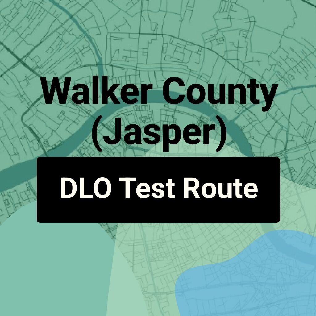 Walker County (Jasper) Alabama DLO Driving Test Routes