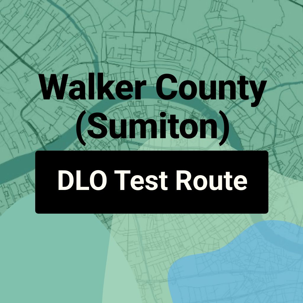Walker County (Sumiton) Alabama DLO Driving Test Routes