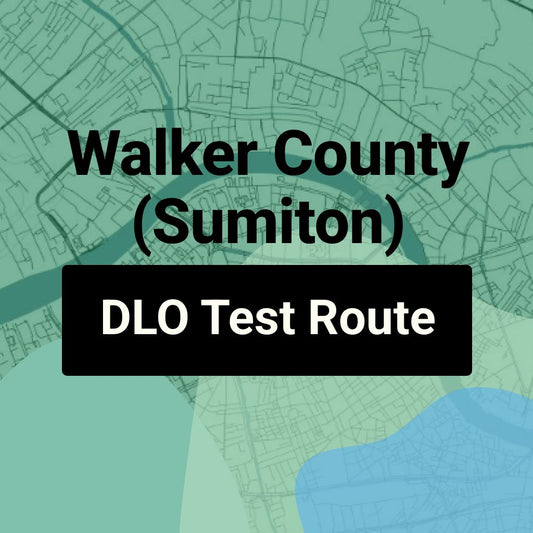 Walker County (Sumiton) Alabama DLO Driving Test Routes