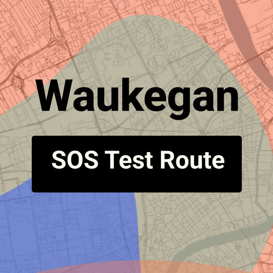 Waukegan, Illinois SOS Driving Test Routes