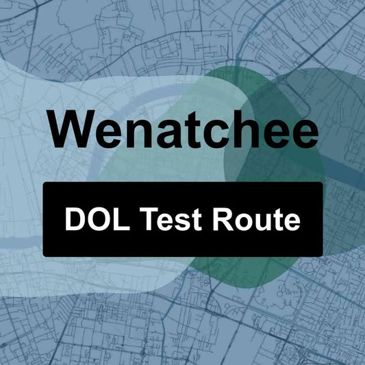 Wenatchee, Washington DOL Driving Test Routes