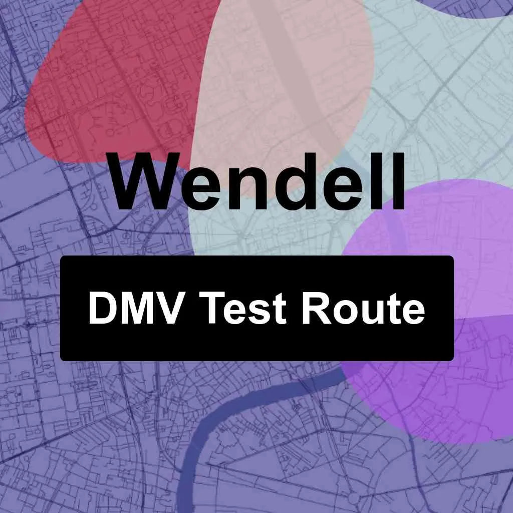 Wendell, North Carolina DMV Driving Test Routes