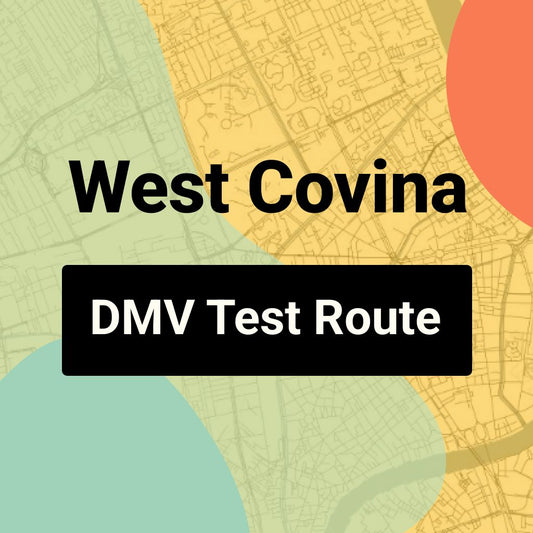 West Covina DMV Road Test Centre Routes