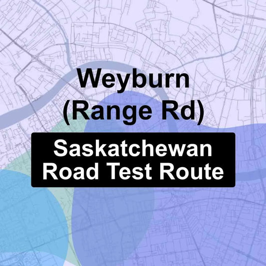 Weyburn (Range Rd), Saskatchewan SGI Driving Test Routes